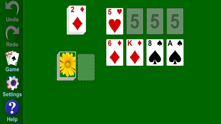Скриншот 1 к игре Canfield Solitaire Classic Card Game