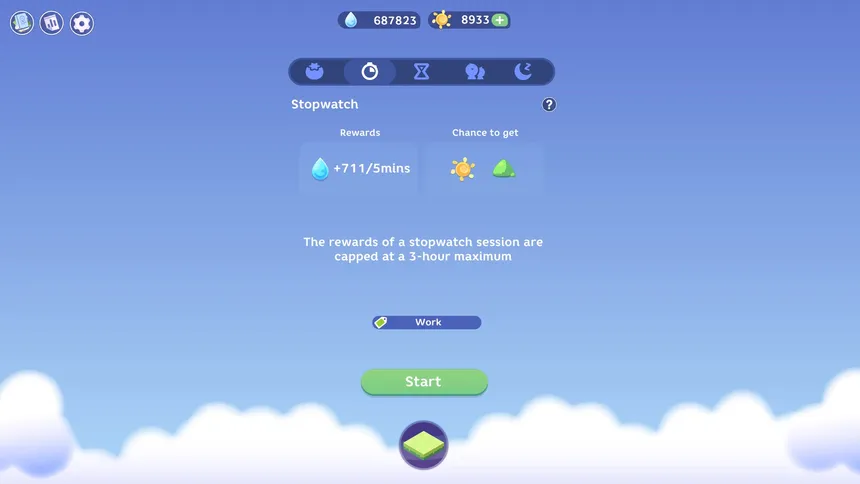 Скриншот 3 к игре Focus Plant: Pomodoro Timer Game