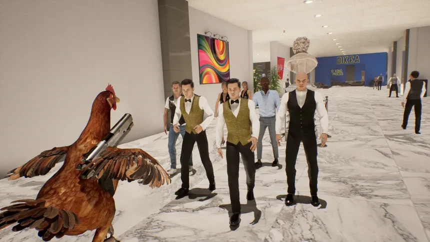 Скриншот 4 к игре Chicken Strike: Cluck Ops