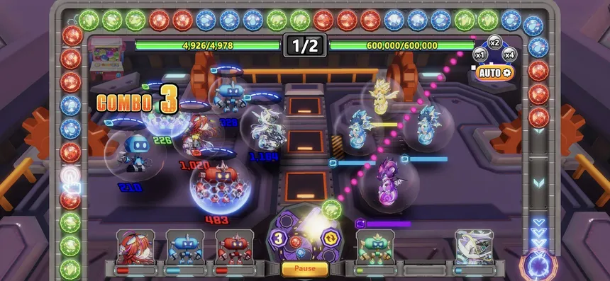 Скриншот 4 к игре Mining Heroes：Puzzle RPG