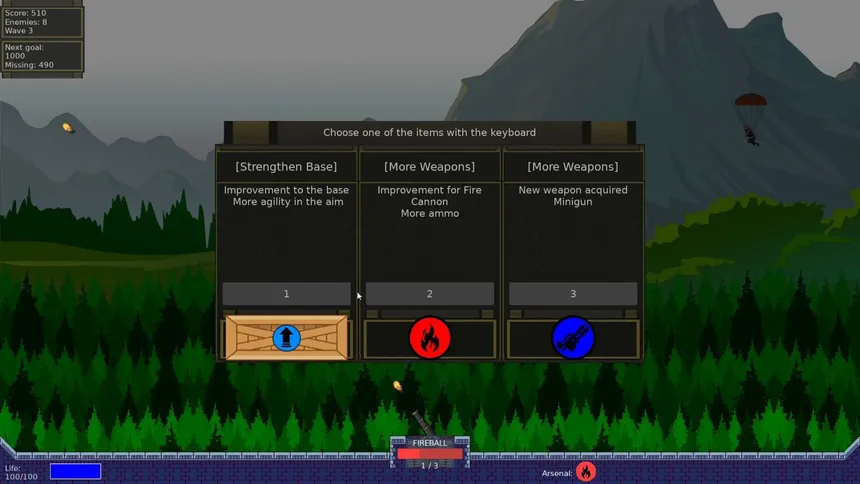 Скриншот 1 к игре Paratroopers Raid