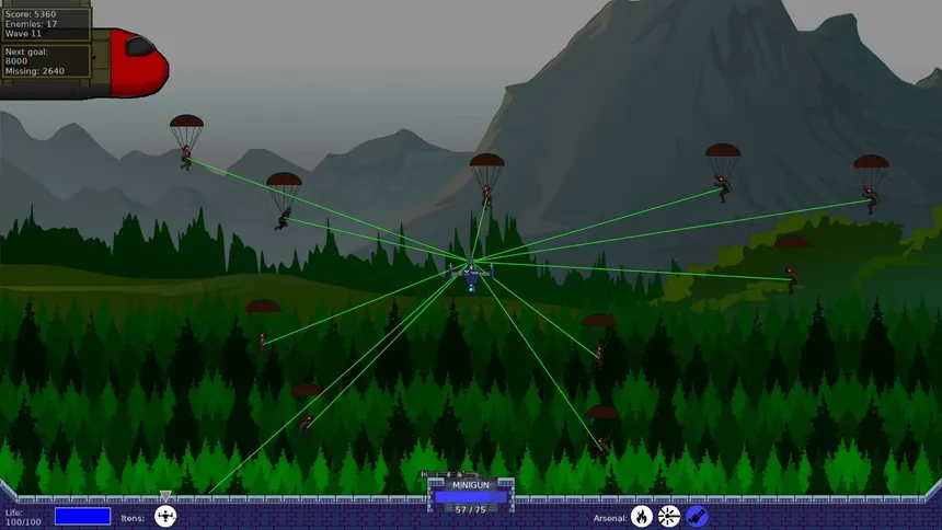 Скриншот 3 к игре Paratroopers Raid