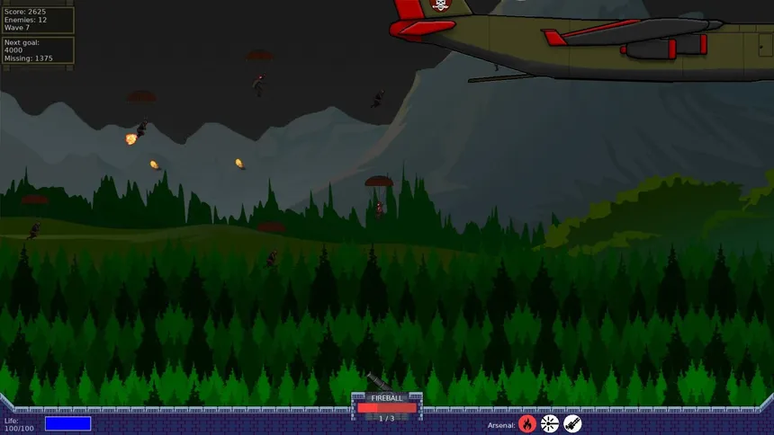 Скриншот 4 к игре Paratroopers Raid