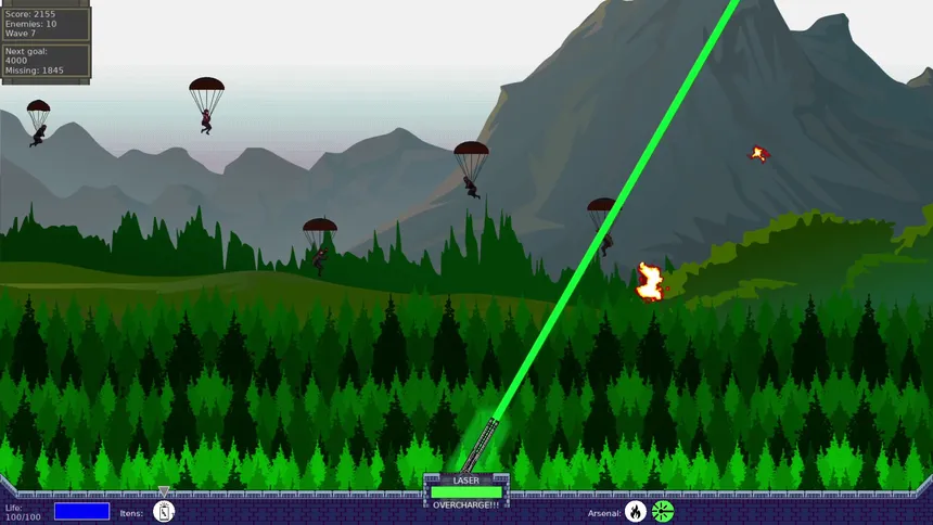 Скриншот 5 к игре Paratroopers Raid