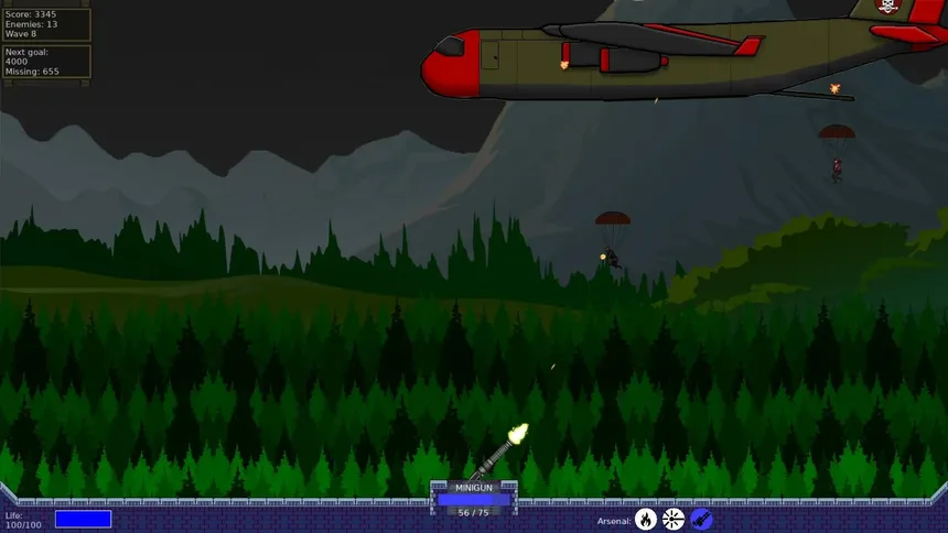 Скриншот 6 к игре Paratroopers Raid