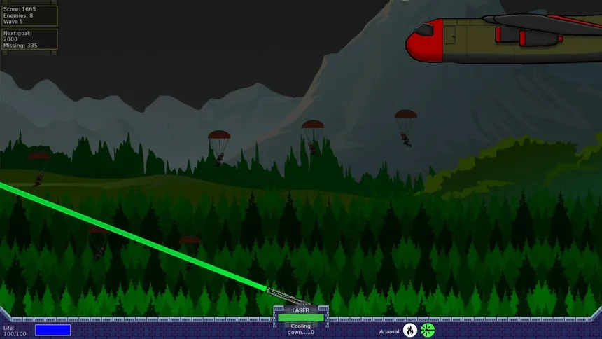Скриншот 7 к игре Paratroopers Raid