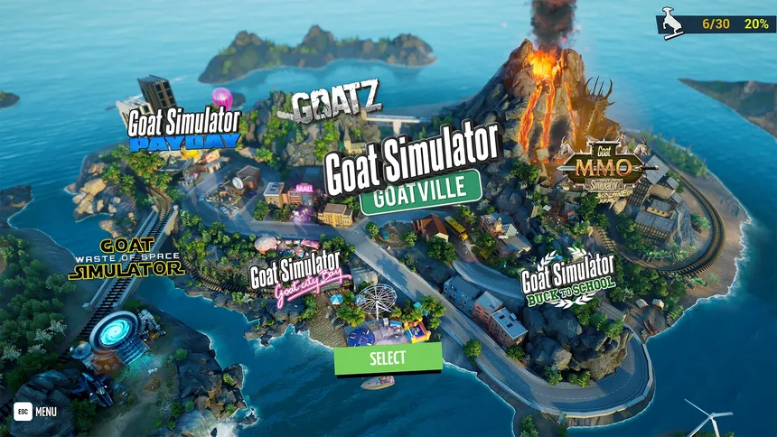 Скриншот 2 к игре Goat Simulator: Remastered