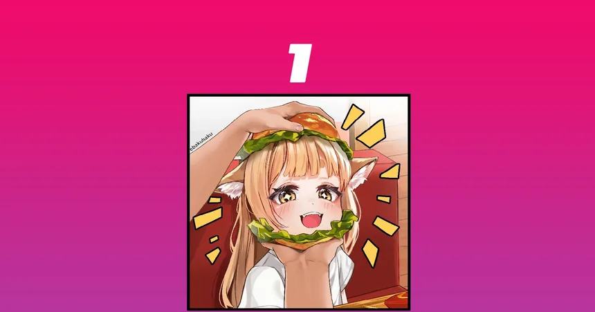 Скриншот 1 к игре Burger girl clicker