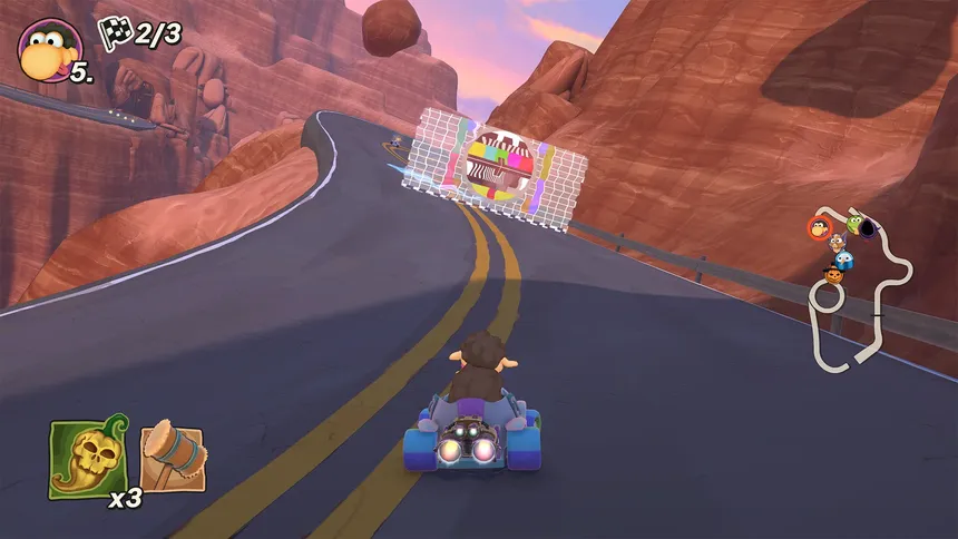 Скриншот 7 к игре Moorhuhn Kart 4