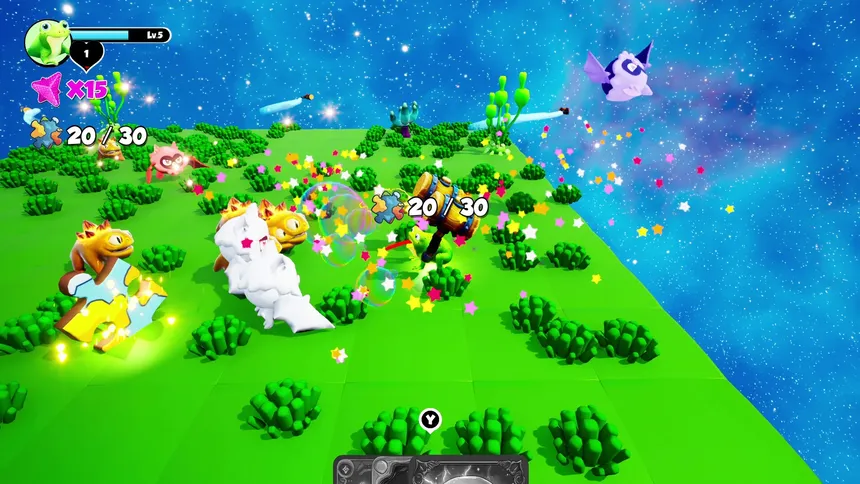Скриншот 1 к игре Frog Galaxy Survivor