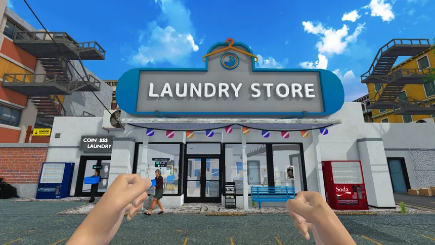 Скриншот 1 к игре Laundry Store Simulator