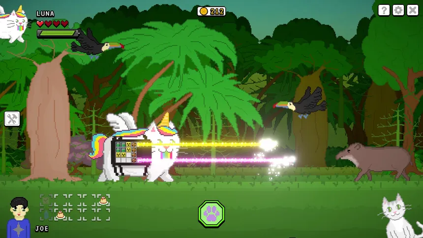 Скриншот 4 к игре Laser Battle Cats - travel & destroy!