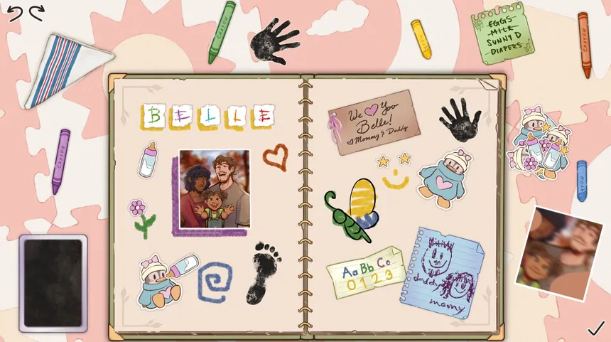 Скриншот 1 к игре Scrapbooking Story
