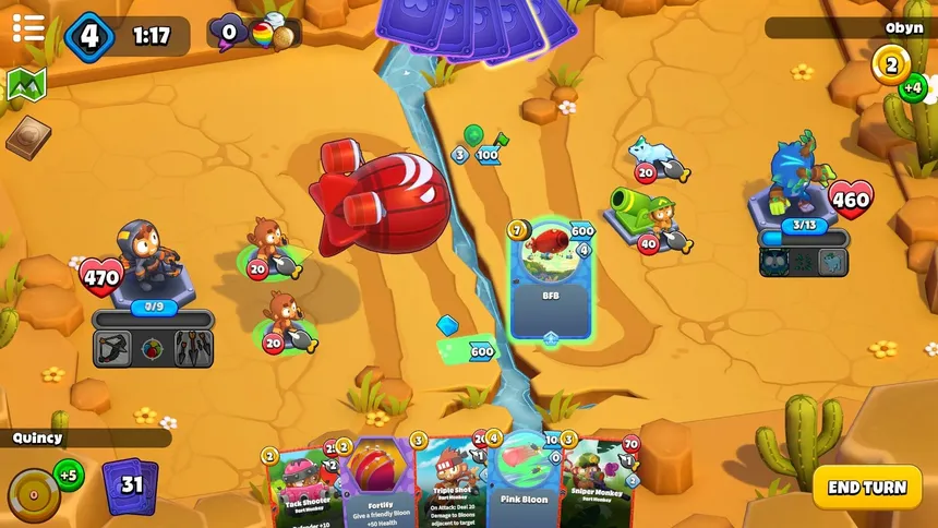 Скриншот 7 к игре Bloons Card Storm