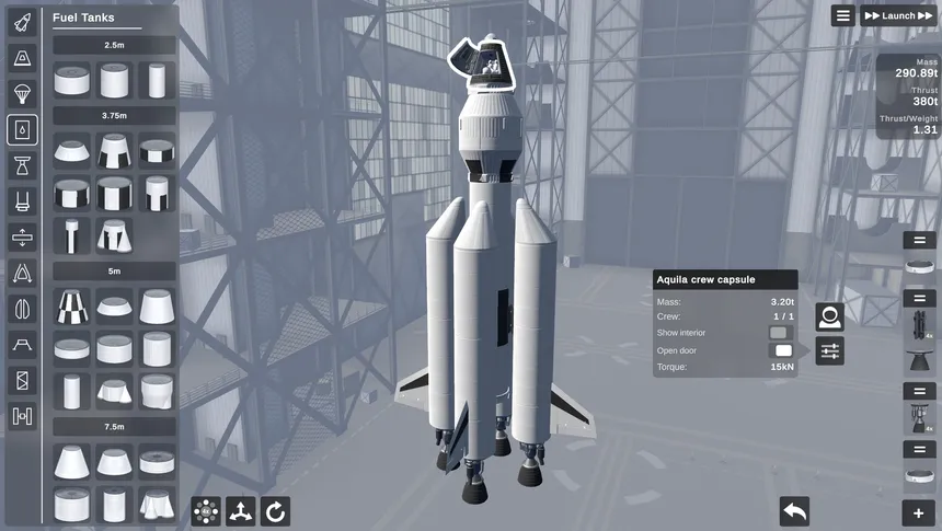 Скриншот 8 к игре Spaceflight Simulator 2