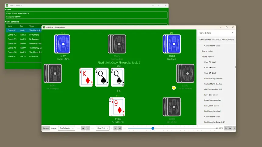 Скриншот 8 к игре Straight Up Poker SE