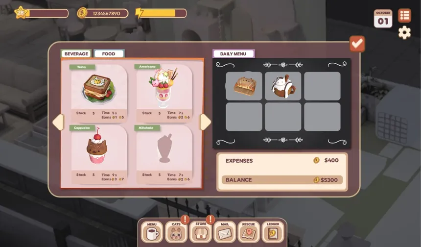 Скриншот 7 к игре Meow Cafe: Perfect Match