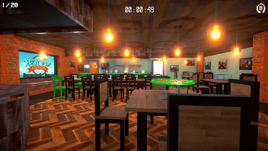 Скриншот 2 к игре 3D PUZZLE - Pizza Shop 2