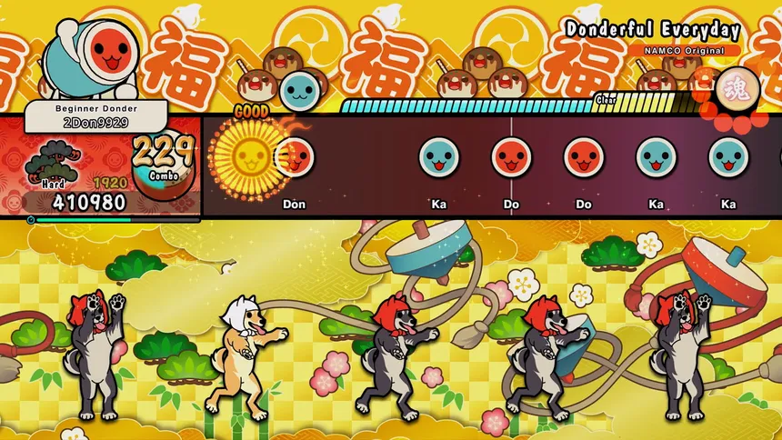 Скриншот 1 к игре Taiko no Tatsujin: Rhythm Festival