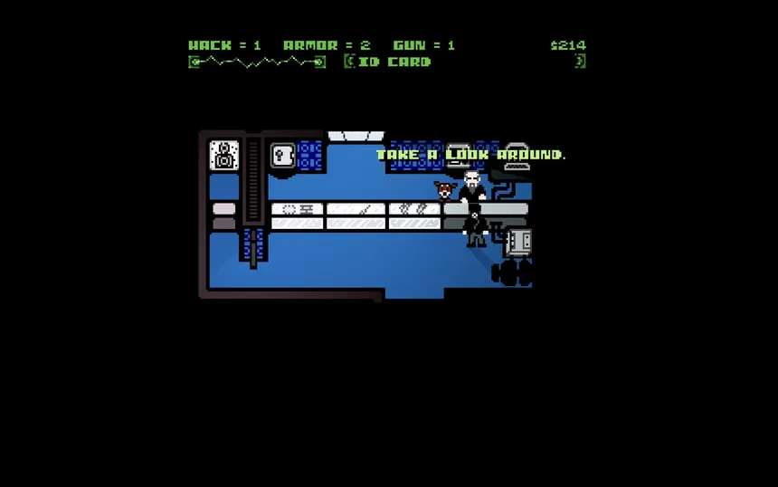 Скриншот 1 к игре Courier: A Cyberpunk Adventure