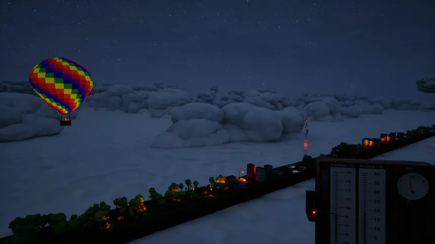 Скриншот 6 к игре Endlessly side-scrolling Balloon Simulator 2024