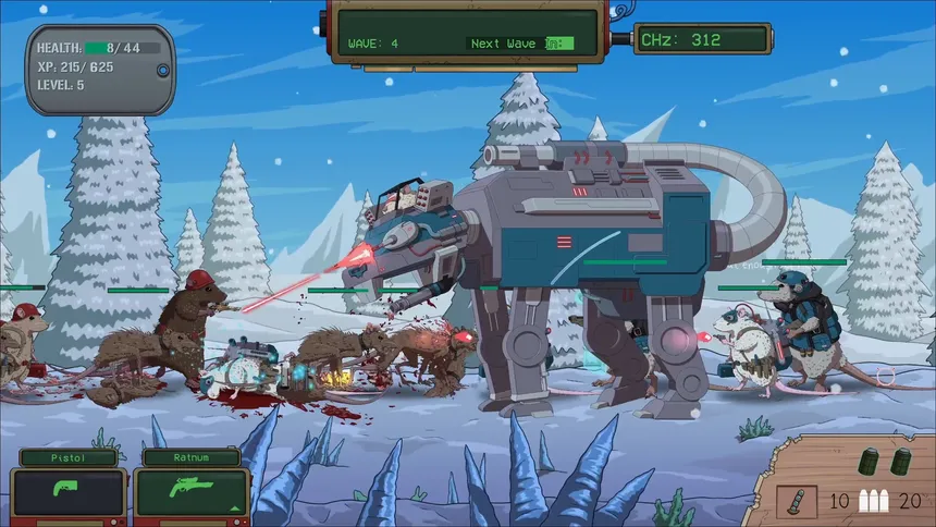 Скриншот 1 к игре WAR RATS: The Rat em Up