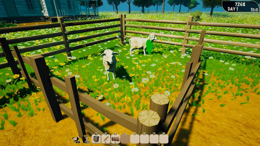 Скриншот 1 к игре Friendly Sheeps: A Cozy Simulator