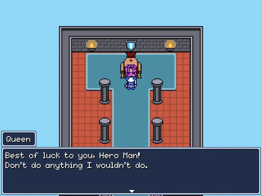 Скриншот 3 к игре The Very Brief and Meaningless Adventure of Hero Man