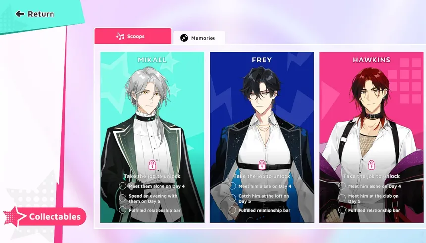 Скриншот 2 к игре Stellifier - an otome game inspired by older idols