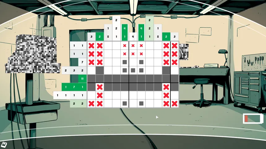 Скриншот 1 к игре Opus Cortex: A Nonogram Puzzle Story