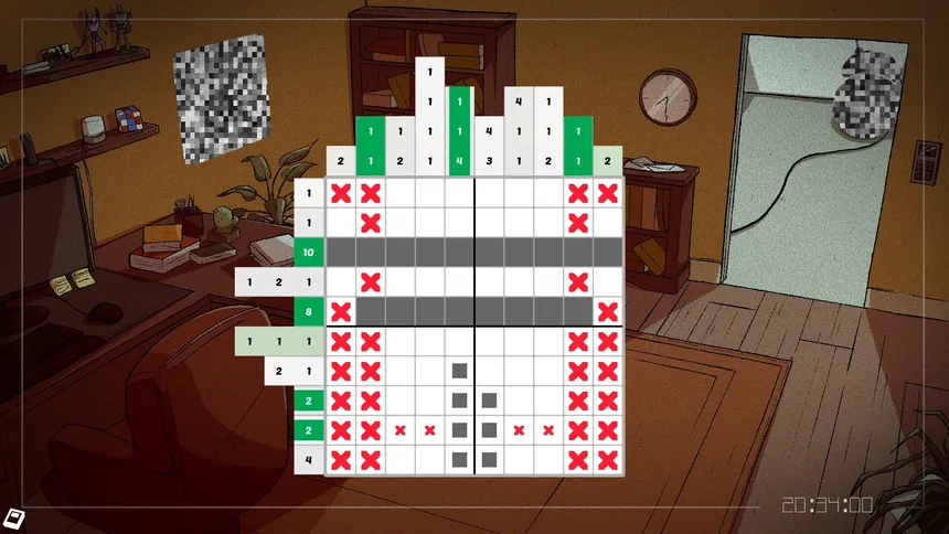 Скриншот 3 к игре Opus Cortex: A Nonogram Puzzle Story