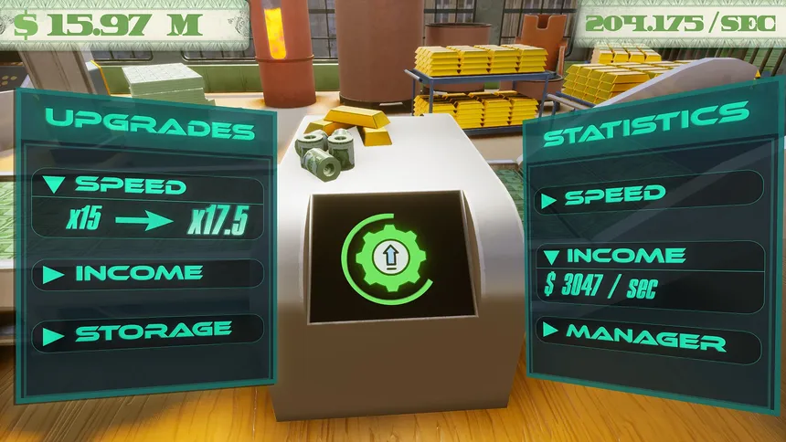 Скриншот 4 к игре Фабрика печати денег 3D магнат💸 / Money Print Factory 3D Tycoon💸