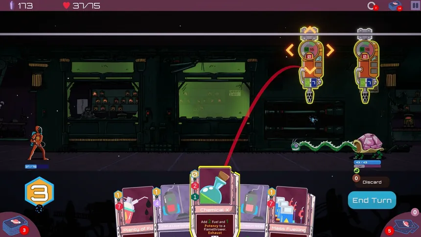 Скриншот 1 к игре Cardstronaut