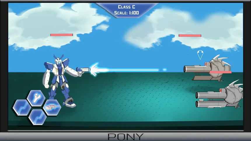 Скриншот 4 к игре GunGunGo: Mecha Build and Battle