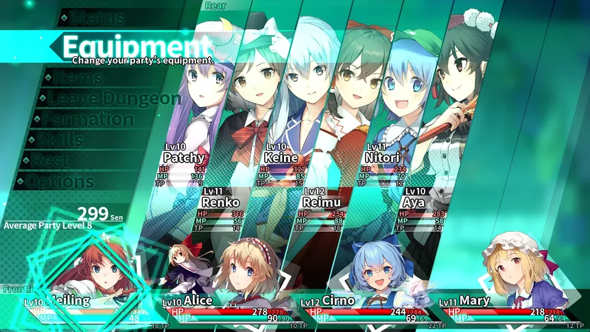 Скриншот 5 к игре Labyrinth of Touhou Tri  -The Dreaming Girls & The Mysterious Orbs-