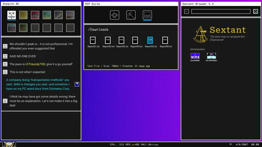 Скриншот 1 к игре Night Hacking