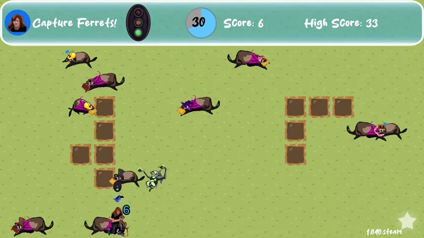 Скриншот 1 к игре Ferret Frenzy