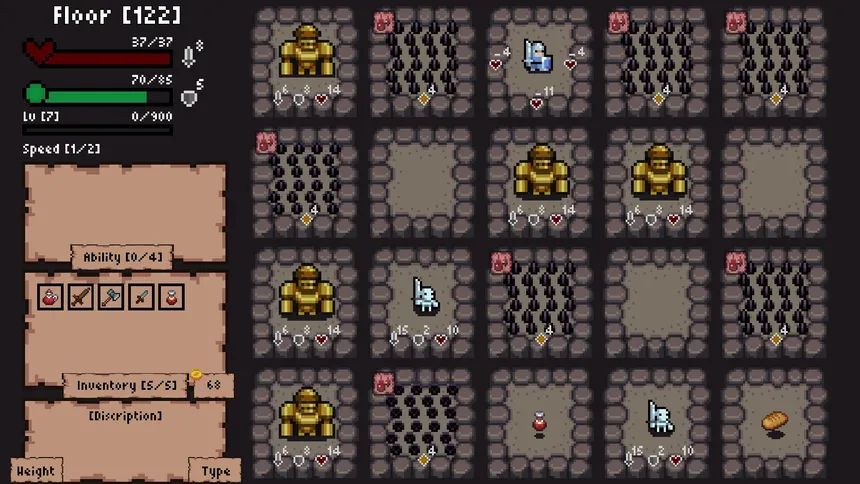 Скриншот 4 к игре Deep in the Dungeon