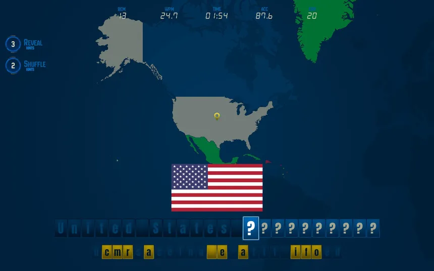 Скриншот 2 к игре Typing Fury: Around the World