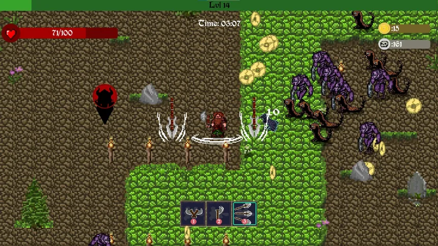 Скриншот 1 к игре Viking Survivors: The Last Ragnarök
