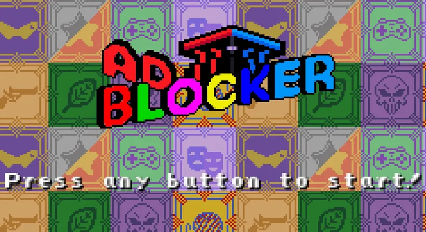 Скриншот 1 к игре AD BLOCKER: An Action Puzzle Game