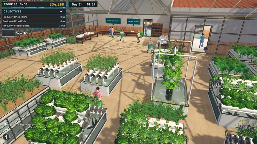 Скриншот 2 к игре Hydroponics Farm & Store Simulator