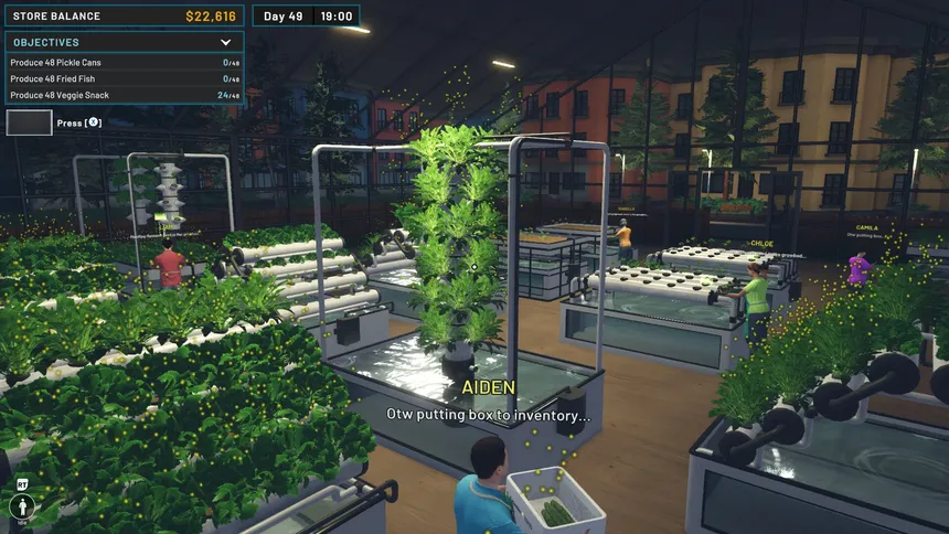 Скриншот 4 к игре Hydroponics Farm & Store Simulator