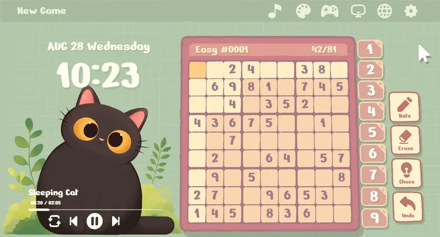 Скриншот 1 к игре Cozy Sudoku