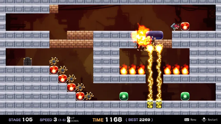 Скриншот 1 к игре Crash Puzzle Hammer-San