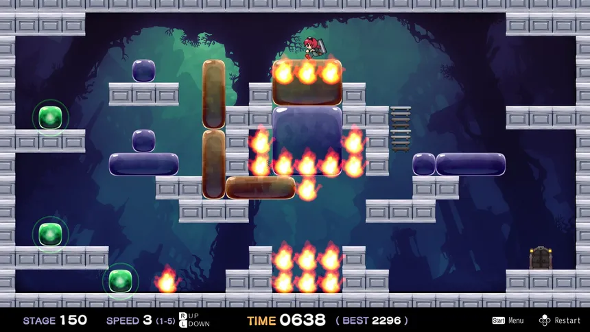 Скриншот 2 к игре Crash Puzzle Hammer-San