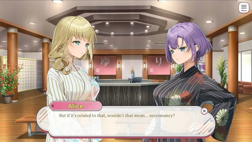 Скриншот 1 к игре Death Becomes You: Yuri Onsen Vacation
