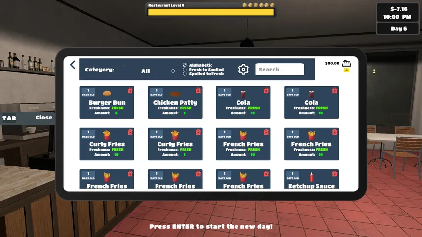 Скриншот 3 к игре Restaurant Owner: Prologue
