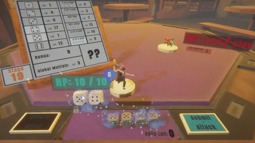 Скриншот 3 к игре Tesserarii: The Dice Rolling Roguelike