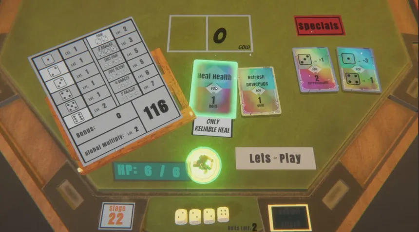 Скриншот 4 к игре Tesserarii: The Dice Rolling Roguelike